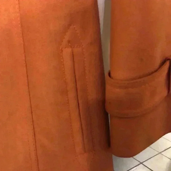 Foxland by Landon vintage long button up coat with tie. - Picture 2 of 11